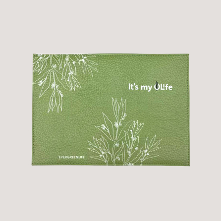 Обложка для паспорта It’s my OLife® зелёная