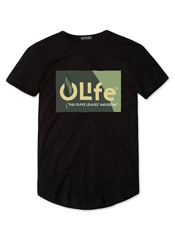Футболка OLife®, унисекс черная