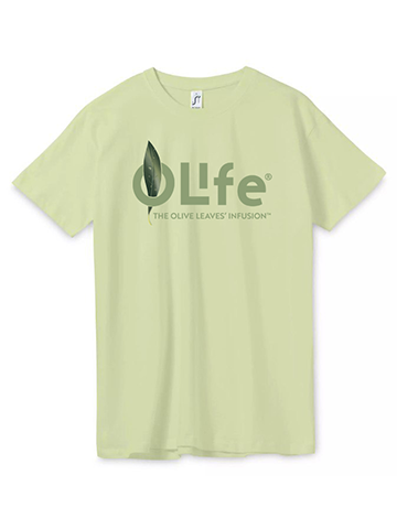 Футболка OLife®, модель унисекс зеленая